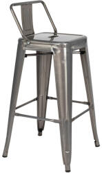 King Home Tower Back 66 Fém Bárszék Ezüst