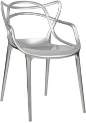 King Home LUXO ABS Ezüst Designer Szék