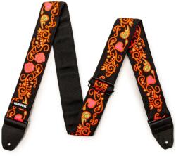 Dunlop - JH23 Jimi Hendrix Blacklight Monterey Orange gitárheveder