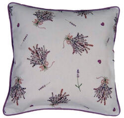 Clayre & Eef Párnahuzat 40X40cm, 100% Pamut, Lavender garden - fizz