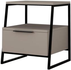 ASIR GROUP Éjjeliszekrény ORI fekete/taupe 855DTE3549 (AS3257)