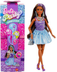 Mattel Barbie: Party Reveal meglepetés baba barna hajjal - Mattel (JFY66/JFG68) - jatekshop