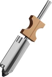 Phaetus SiC Дюза с нагревателен блок за Flashforge AD5X - 0, 4 mm (6973090165796)