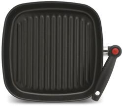 Elcadis Tigaie Grill cu Maner Reclinabil, 28 x 28 cm, Italia, Piardi (ELC-PD-GRILL-28X28-REC)