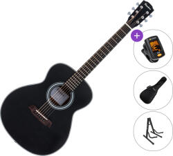 Pasadena PT-100 SET Black Akusztikus gitár