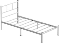 ASIR GROUP ROVAN masszív fém egyszemélyes ágy 90x200 cm, fehér, teherbírás 120 kg 837WST1146 (AS3240)