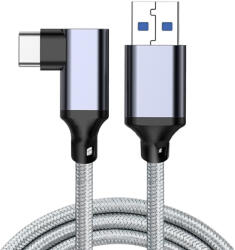 Thunder Germany UVR-150 (USB-A - USB-C könyökcsatlakozó) VR kábel, USB 3.1 (1, 5m) - mkaudio