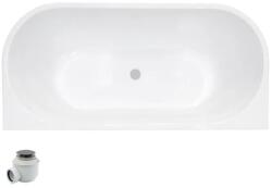 Besco Cada de baie freestanding, fara preaplin, dreptunghiulara 150 cm, alb (white), Besco Vica WAS-150VNZO (WAS-150VNZO)