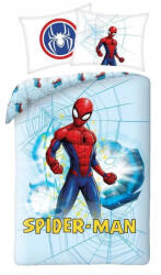 Halantex Pókember ágyneműhuzat világoskék 140x200cm 70x90cm
