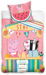 Carbotex Peppa malac ágyneműhuzat stay 140x200cm 70x90cm