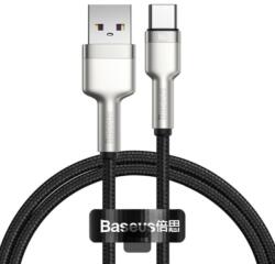 Baseus Cablu USB to USB-C 66W 1M Negru Baseus CAKF000101 Cafule Series Metal