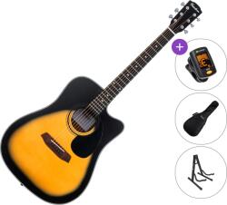 Pasadena PDC-100 SET Sunburst Akusztikus gitár