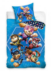 Carbotex Mancs Őrjárat Szupercsapat Ágyneműgarnitúra - 100% Pamut, 140x200 + 70x90 cm