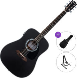 Pasadena PD-100E Standard SET Black Chitară electro-acustică Dreadnought
