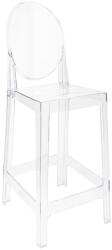 King Home Victoria 75 Átlátszó Polikarbonát Bárszék