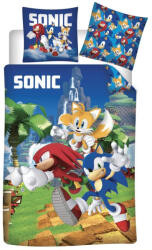 Brandmac Sonic a sündisznó ágyneműhuzat 140x200cm 70x90cm (Speedy Dreams) (BRM013414)