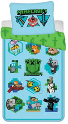 Jerry Fabrics Minecraft ágyneműhuzat 140x200 cm 70x90 cm (Icons) (JFK036853)