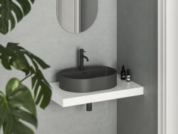 RAVAK XJX03155001 Ceramic Slim Shelf O 55 kerámiamosdó antracit (XJX03155001)