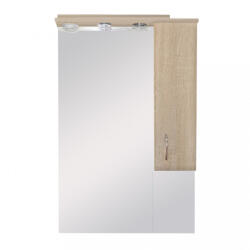 Leziter Dulap suspendat pentru baie Bianca Plus 65, culoare stejar sonoma, deschidere pe dreapta (B65FSTSTJ)