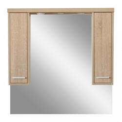 Leziter Dulap suspendat cu oglindă Nerva 105 cm, stejar Sonoma (MS105FKZSTST)