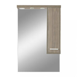 Leziter Dulap suspendat cu oglindă Nerva 65 cm, ulm Rauna (MS65FKZRSZRSZ)