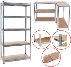 Mirpol Nagy teherbírású polc G 90x40x180 cm 175 kg (5901738193505) - leziter