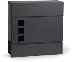 Homelux Postaláda horgyanyzott acélból újságtartóval antracit (HPB932-8) - leziter