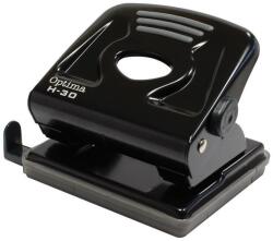 Optima Lyukasztó OPTIMA H-30 2 lyukú fém 30 lap fekete (22162) - iconink