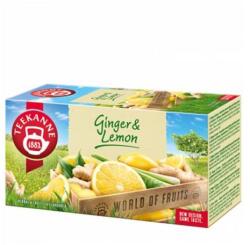 TEEKANNE Gyümölcstea, 20x1, 75 g, TEEKANNE "World of Fruits", gyömbér-citrom (1586131000581) - iconink
