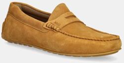 BOSS velúr mokaszin Noel - sárga Férfi 45