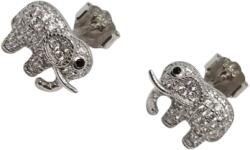 ÉkszerM Ezüst Elefánt Stekkeres Fülbevaló EL 121981