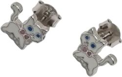 ÉkszerM Ezüst Cica Stekkeres Fülbevaló AD 146607