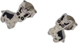 ÉkszerM Ezüst Francia Bulldog Stekkeres Fülbevaló EL 137019