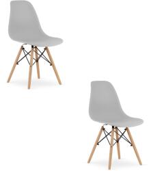 Bravolo OSAKA Szék Szürke / Természetes Lábak x 2