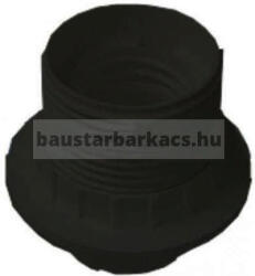  Mentavill csillár foglalat E27 fekete pattintós (330012)