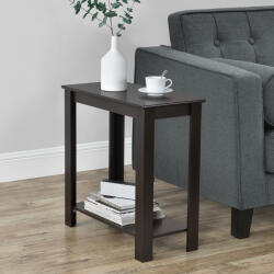 PremiumXL en. casa Dohányzó asztal Chur tárolófelülettel kávébarna