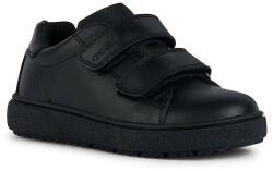GEOX gyerek bőr sportcipő THELEVEN - fekete 35