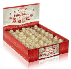  Gyertya Gy11 - XMAS figura 50mm arany (PE-6468)