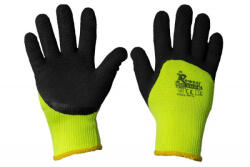  Kesztyű téli/bélelt tenyér és ujj mártott - Wdrag 9-es (12db/cs) (PE-7542)