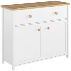  Komód Romelbo 150 (Fehér + Tölgy)