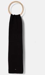 Tommy Hilfiger gyerek pamut sál - fekete Univerzális méret