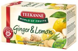 TEEKANNE Gyümölcstea, 20x1, 75 g, TEEKANNE "World of Fruits", gyömbér-citrom (1586131000581) - nyomtassingyen