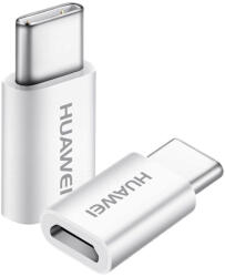 Huawei AP52 gyári micro USB Type-c átalakító adapter 5V, 2A, fehér HL1122