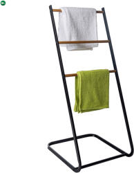  Ruhaszárító, fekete/természetes, ZONKER Ruhaszárító