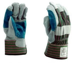 Kesztyű munkavédelmi TOP CANVAS/10 hasított marhabőr (PE-0756)