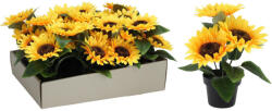  Művirág - Napraforgó cserépben (317354380) (PE-8316)