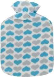 MH Protect Gumiborítású melegítőpárna hasfűtéshez, puha huzattal