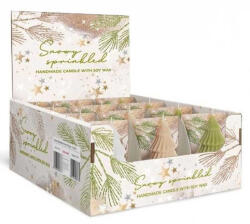  Gyertya - Snowy Sprinkled Tree - sb542 110mm (12db/doboz) (PE-8301)