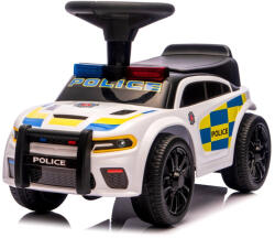 R-Sport Lábbal hajtható J3 bébitaxi, rendőr autó - fehér (BEBITAXI-J3-police-white)