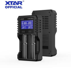 XTAR VX2 PRO 1, 2V/1, 5V/3, 2V/3, 6V/3, 7V NiMh/LiFePo4/Li-ion akkumulátor töltő (Xtar-VX2-PRO)